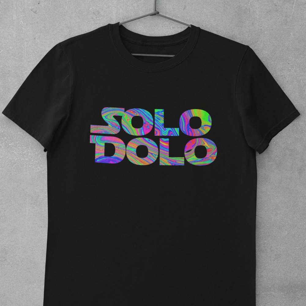 SOLO DOLO Shirt, Trippy, Man on the Moon